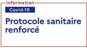 Lire la suite à propos de l’article Modalités du protocole sanitaire renforcé tout le mois de mai !