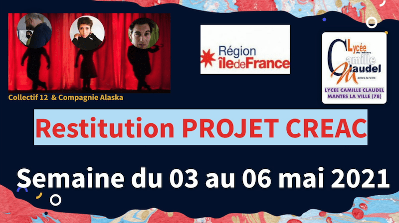 Lire la suite à propos de l’article CREAC 2021 (contrat régional d’éducation artistique et culturelle). « UN MONDE A SOI : PASSER PAR LA SCENE ET TROUVER SON CHEMIN ! »