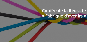 Lire la suite à propos de l’article LANCEMENT DE LA CORDEE « FABRIQUE D’AVENIRS »