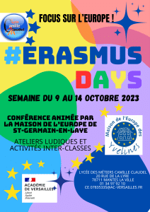 Lire la suite à propos de l’article ERASMUS DAYS : Une semaine ludique et éducative