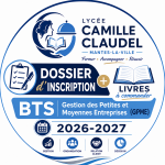 Dossier d’inscription BTS Gestion des Petites et Moyennes Entreprises (GPME) 2026-2027