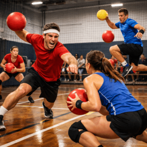 Lire la suite à propos de l’article Un tournoi de dodgeball prof-élèves organisé par l&rsquo;AS