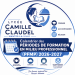 Calendrier des Périodes de Formation en Milieu Professionnel (PFMP) 2026-2027 !